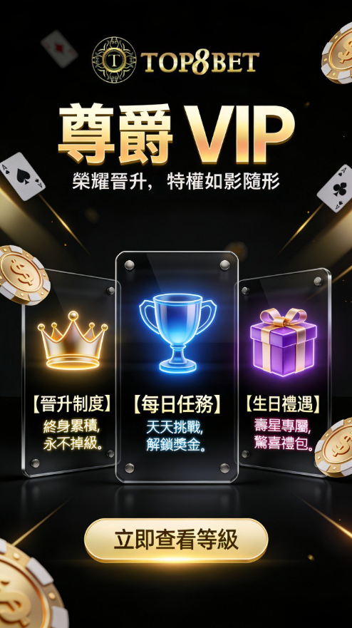 TOP8 官方客服 認準 TOP8BET 網域